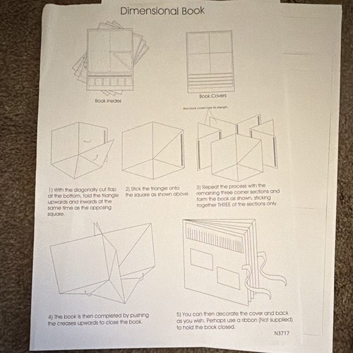 Dimensional book waterslide - dimensional,